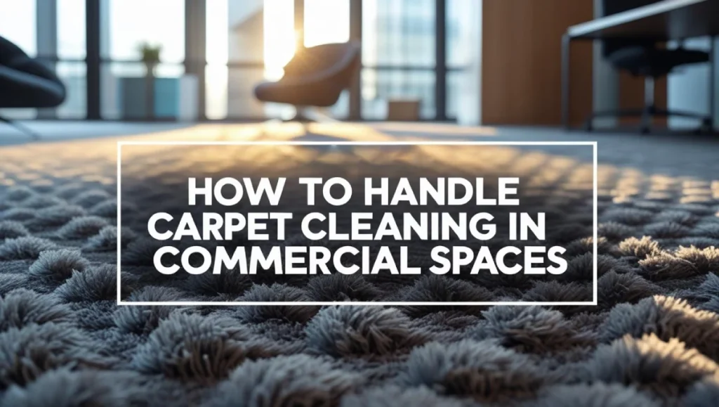 Carpet Cleaning in Commercial spaces