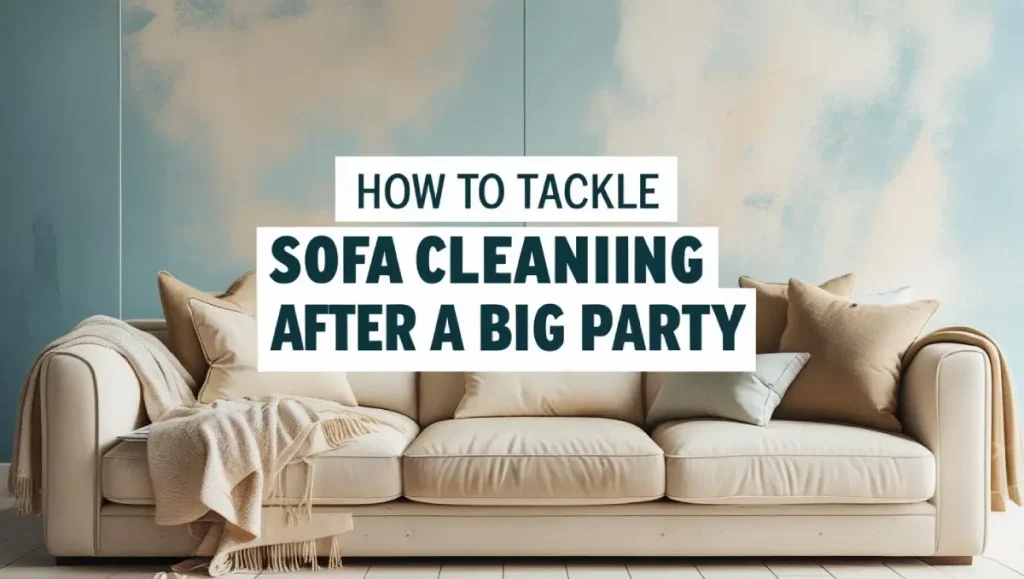 Sofa Cleaning After a Big Party